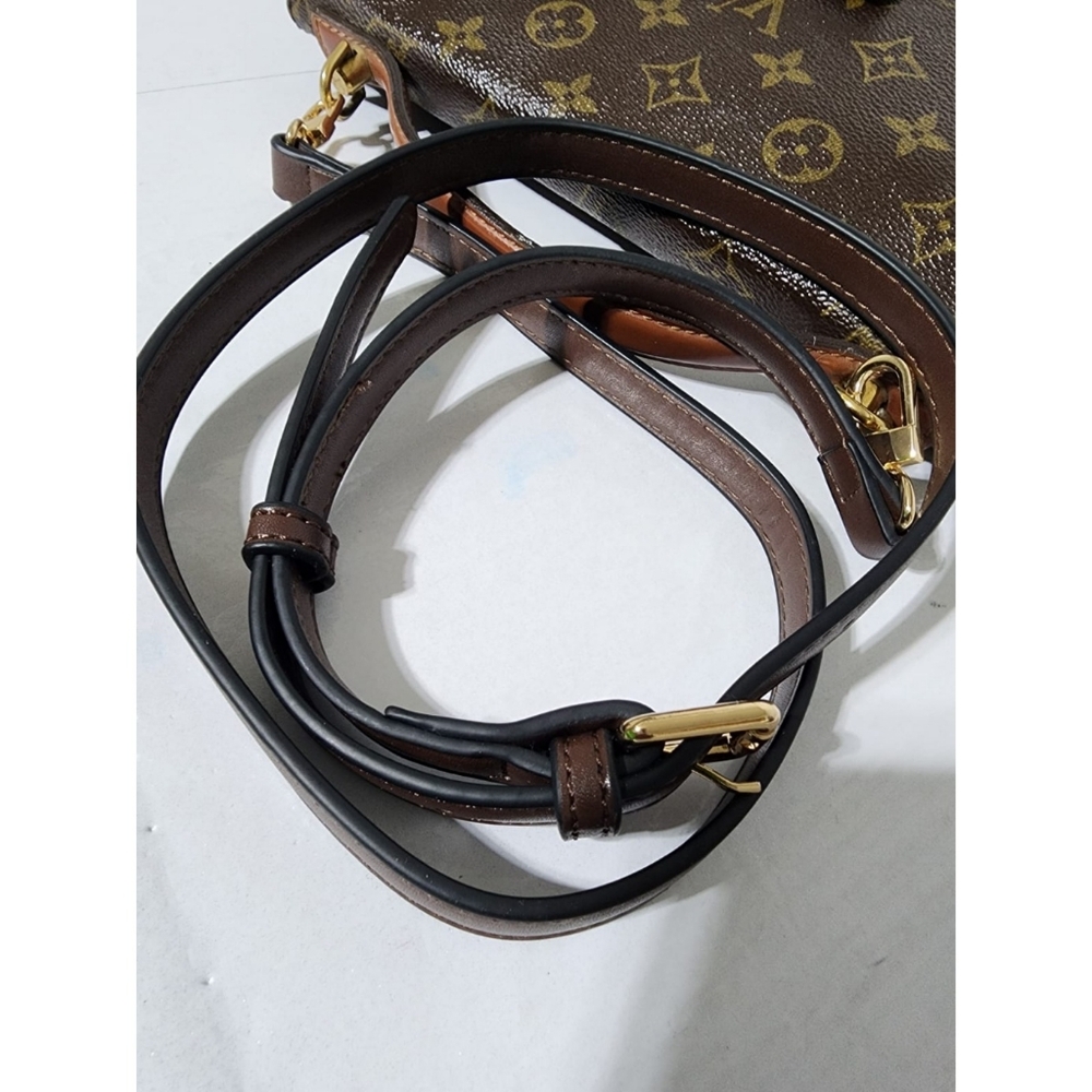 LOUIS VUITTON Monogram Monceau Satchel Bag Brown - Picture 13 of 16